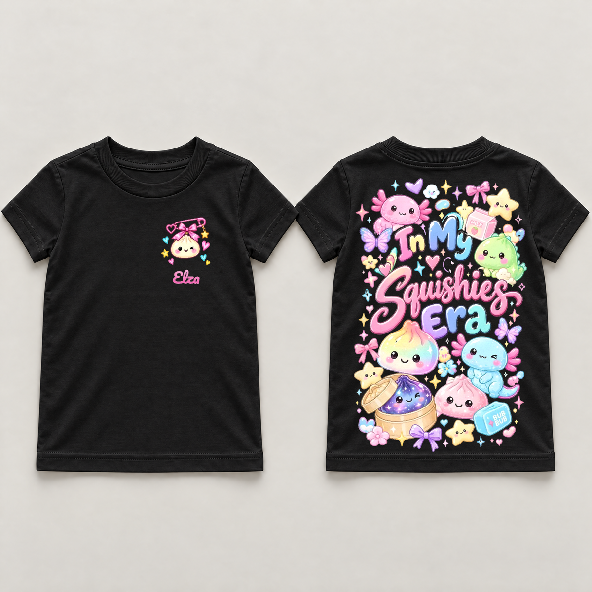 Bērnu T-krekls – „In My Squishies Era“ ar vārdu – ar mīkstuli – personalizēts #98212 [PC-MOCKUP:cmv17f9s50001o0fhn2trna4b:fbd91401a310b1ccd2a20093:fbd91401a310b1ccd2a2009374bf31af1377b9e23d289a2384a33b8f3658c013]